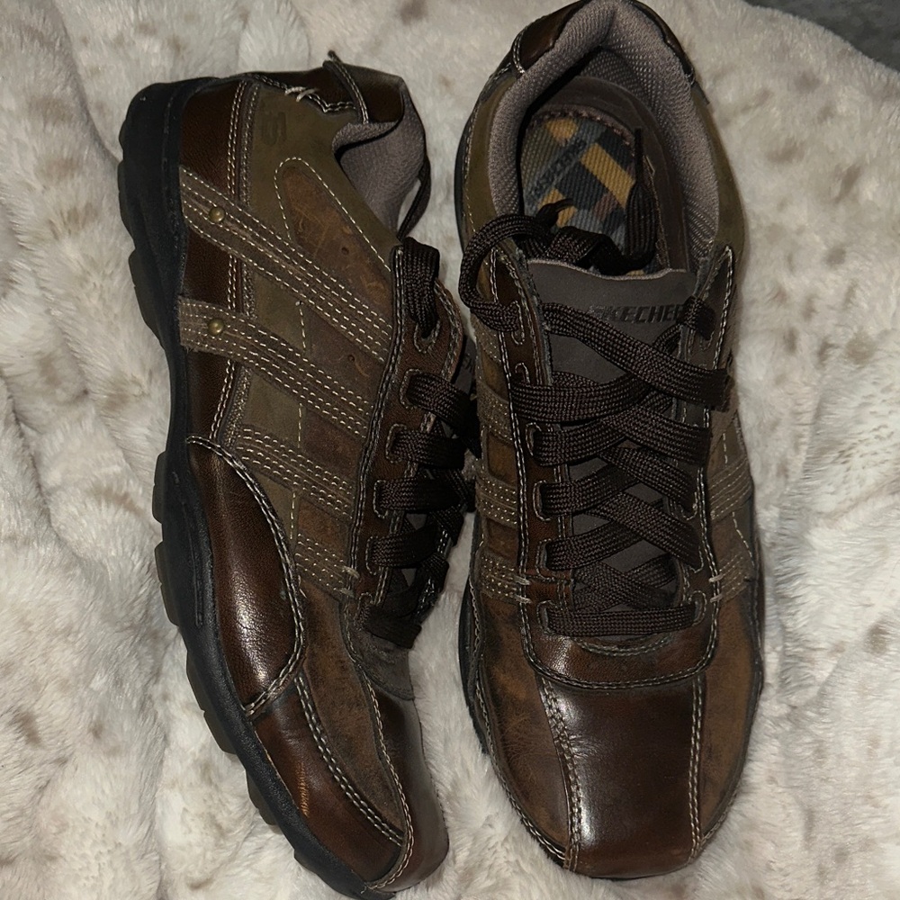 Skechers Men's Dark Brown Sneakers